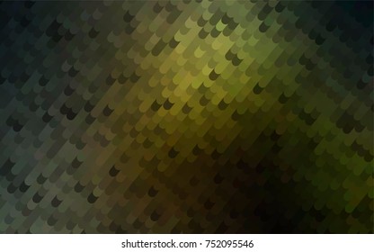 Dark Green vector crooked abstract pattern. Creative geometric illustration in Origami style with gradient. A new texture for your design.