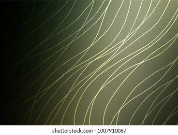 Dark Green vector doodle blurred background. Modern geometrical abstract illustration with doodles. Hand painted design for web, wrapping, wallpaper.