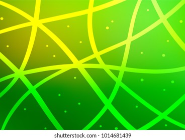 Dark Green vector doodle blurred template. Creative illustration in blurred style with doodles and Zen tangles. The doodle design can be used for your web site.