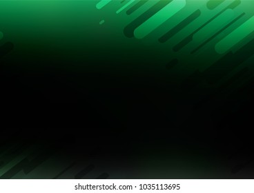 Dark Green vector doodle blurred pattern. Modern geometrical abstract illustration with doodles. A completely new template for your business design.