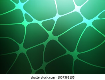 Dark Green vector doodle blurred pattern. Doodles on blurred abstract background with gradient. The elegant pattern can be used as a part of a brand book.