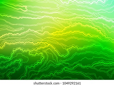 Dark Green vector doodle blurred pattern. Doodles on blurred abstract background with gradient. The best blurred design for your business.