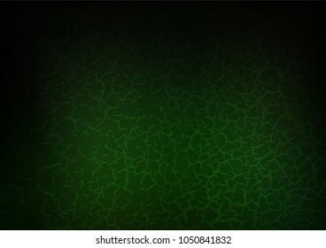 Dark Green vector doodle blurred background. Colorful abstract illustration with lines in Asian style. The doodle design can be used for your web site.