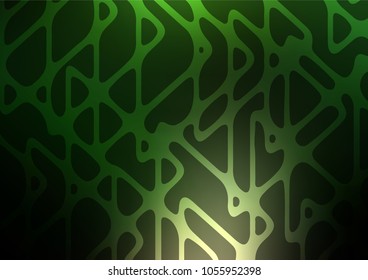 Dark Green vector doodle blurred background. Creative illustration in blurred style with doodles and Zen tangles. Brand-new style for your business design.