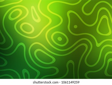 Dark Green vector doodle blurred pattern. Geometric doodle illustration in Origami style with gradient. The textured pattern can be used for website.