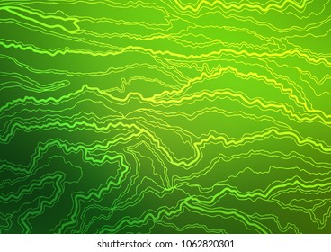 Dark Green vector doodle blurred texture. Doodles on blurred abstract background with gradient. The template can be used as a background for cell phones.