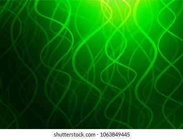 Dark Green vector doodle blurred texture. A completely new color illustration in doodle style. The pattern can be used for heads of websites and designs.