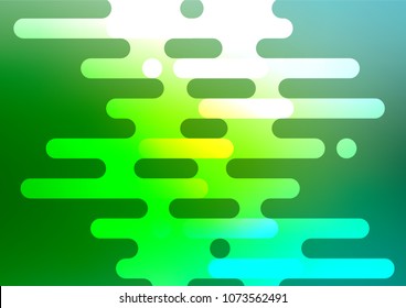 Dark Green vector doodle blurred template. Decorative shining illustration with doodles on abstract template. The best blurred design for your business.