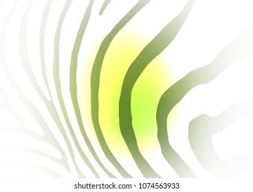 Dark Green vector doodle blurred template. Glitter abstract illustration with doodles and Zen tangles. The completely new template can be used for your brand book.