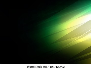 Dark Green vector doodle blurred texture. Blurred decorative design in Indian style with Zen tangles. The pattern can be used for wallpapers and coloring books.
