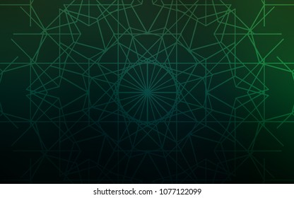 Dark Green vector doodle blurred texture. Glitter abstract illustration with doodles and lines drawn by child. The pattern can be used for wallpapers and coloring books.