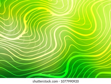 Dark Green vector doodle blurred pattern. Brand-new colored illustration in blurry style with doodles. Brand-new design for your business.