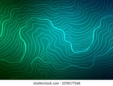 Dark Green vector doodle blurred texture. An elegant bright illustration with lines in Natural style. The pattern can be used for heads of websites and designs.