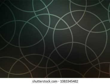 Dark Green vector doodle blurred pattern. Ethnic elegant natural pattern with gradient. The elegant pattern can be used as a part of a brand book.