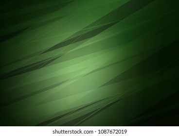 Dark Green vector doodle blurred texture. Shining colored illustration with doodles in Zen tangle style. Brand new design for your business.