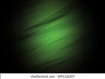 Dark Green vector doodle blurred background. Blurred decorative design in Indian style with Zen tangles. The elegant pattern can be used as a part of a brand book.
