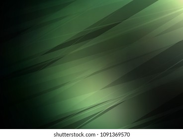 Dark Green vector doodle blurred template. An elegant bright illustration with lines in Natural style. The pattern can be used for coloring books and pages for kids.