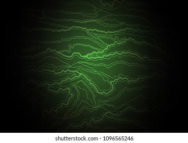 Dark Green vector doodle blurred pattern. Geometric doodle illustration in Origami style with gradient. The pattern can be used for heads of websites and designs.