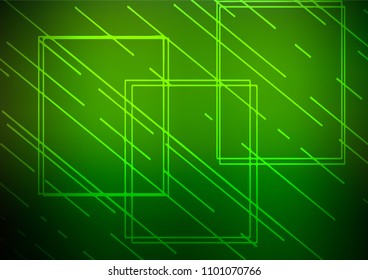 Dark Green vector doodle blurred texture. Colorful illustration in abstract style with doodles and Zen tangles. Hand painted design for web, wrapping, wallpaper.