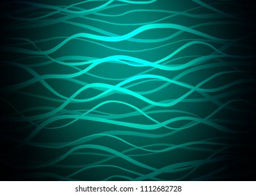 Dark Green vector doodle blurred pattern. Creative illustration in blurred style with doodles and Zen tangles. A completely new template for your business design.