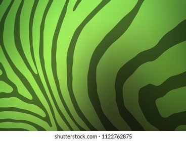 Dark Green vector doodle blurred background. A vague abstract illustration with doodles in Indian style. The textured pattern can be used for website.
