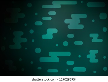 Dark Green vector doodle blurred texture. Shining colored illustration with doodles in Zen tangle style. A new texture for your design.
