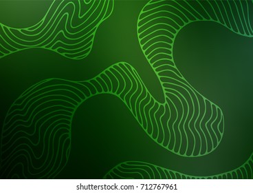 Dark Green vector doodle blurred background. Colorful illustration in abstract style with doodles. A completely new template for your business design.