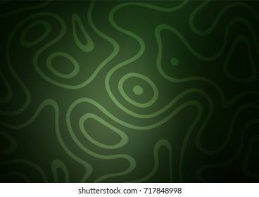 Dark Green vector doodle blurred pattern. Glitter abstract illustration with doodles. The best blurred design for your business.