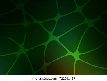 Dark Green vector doodle blurred texture. Ethnic elegant natural pattern with gradient. The completely new template can be used for your brand book.