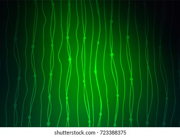 Dark Green vector doodle blurred texture. Doodles on blurred abstract background with gradient. A completely new design for your business.