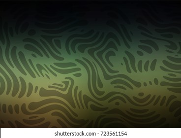 Dark Green vector doodle blurred template. Colorful illustration in abstract style with doodles. The pattern can be used for coloring books and pages for kids.