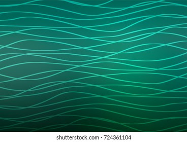 Dark Green vector doodle blurred template. Modern geometrical abstract illustration with doodles. The pattern can be used for coloring books and pages for kids.
