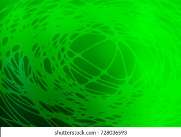 Dark green vector doodle blurred texture. A vague abstract illustration with doodles drawn by child in Indian style. A completely new template for your business design.