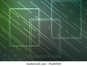 Dark Green vector doodle blurred texture. Decorative shining illustration with doodles on abstract template. The pattern can be used for wallpapers and coloring books.