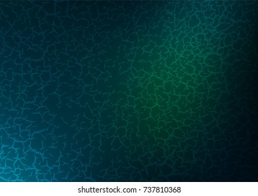 Dark Green vector doodle blurred background. A vague abstract illustration with doodles in Indian style. Hand painted design for web, leaflet, textile.