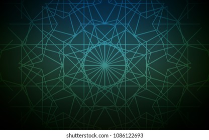 Dark Green vector doodle bright template. Sketchy doodles drawn by child on blurred background. The doodle design can be used for your web site.