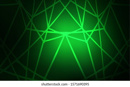 Dark Green vector doodle bright template. Brand-new colored illustration in blurry style with doodles drawn by child. The pattern can be used for wallpapers and coloring books.
