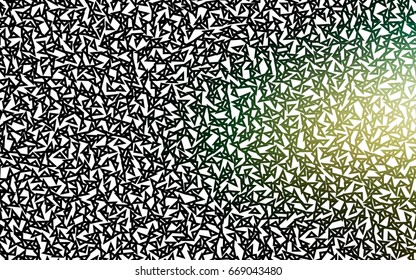 Dark Green vector geometric simple minimalistic background, which consist of triangles on white background. Triangular pattern with gradient for your business design. 