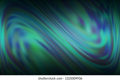 Dark Green vector glossy abstract backdrop. An elegant bright illustration with gradient. New design for your business.