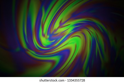 Dark Green vector glossy abstract backdrop. An elegant bright illustration with gradient. Blurred design for your web site.