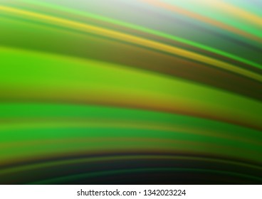 Dark Green vector glossy abstract background. Modern geometrical abstract illustration with gradient. A new texture for your design.