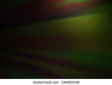 Dark Green vector glossy abstract background. A vague abstract illustration with gradient. The blurred design can be used for your web site.