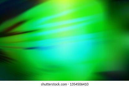 Dark Green vector glossy abstract layout. Creative illustration in halftone style with gradient. New design for your business.