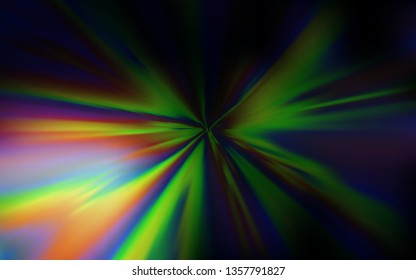 Dark Green vector glossy abstract background. Glitter abstract illustration with gradient design. Background for a cell phone.