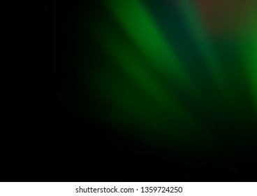 Dark Green vector glossy abstract background. Modern geometrical abstract illustration with gradient. A new texture for your design.