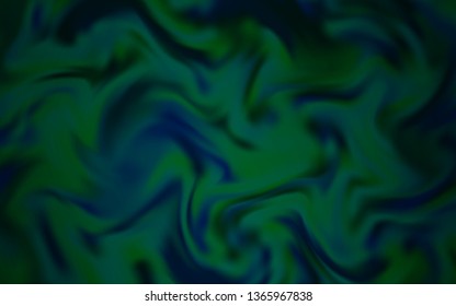 Dark Green vector glossy abstract layout. An elegant bright illustration with gradient. Background for designs.