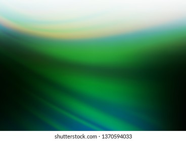 Dark Green vector glossy abstract background. Modern geometrical abstract illustration with gradient. A completely new design for your business.