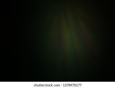 Dark Green vector glossy abstract template. Colorful illustration in blurry style with gradient. Brand new design for your business.