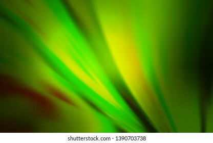 Dark Green vector glossy abstract background. Colorful abstract illustration with gradient. New design for your business.