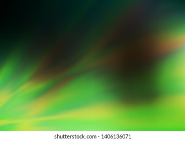 Dark Green vector glossy abstract template. Modern geometrical abstract illustration with gradient. Brand new design for your business.